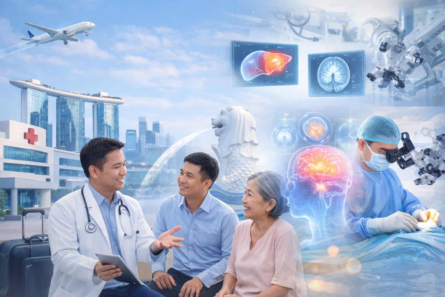 Kết nối bệnh nhân Việt Nam điều trị tại Singapore với bác sĩ chuyên khoa, bệnh viện hiện đại và công nghệ phẫu thuật tiên tiến