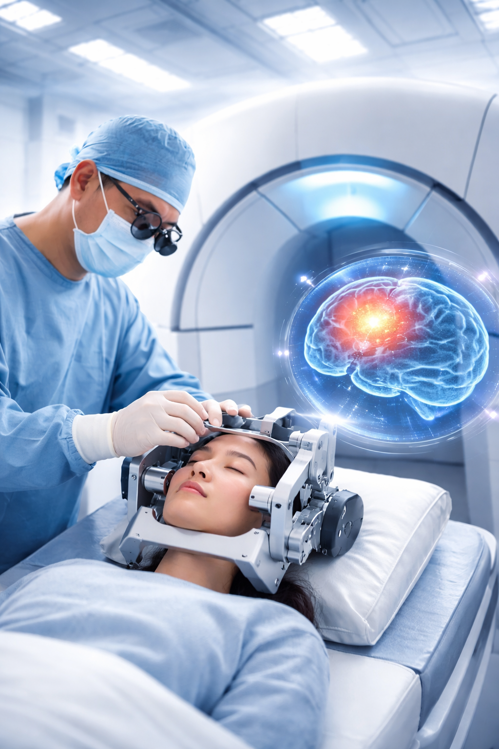Điều trị u não bằng công nghệ Gamma Knife tại Singapore với xạ phẫu thần kinh chính xác cao giúp tiêu diệt khối u mà không cần phẫu thuật mở