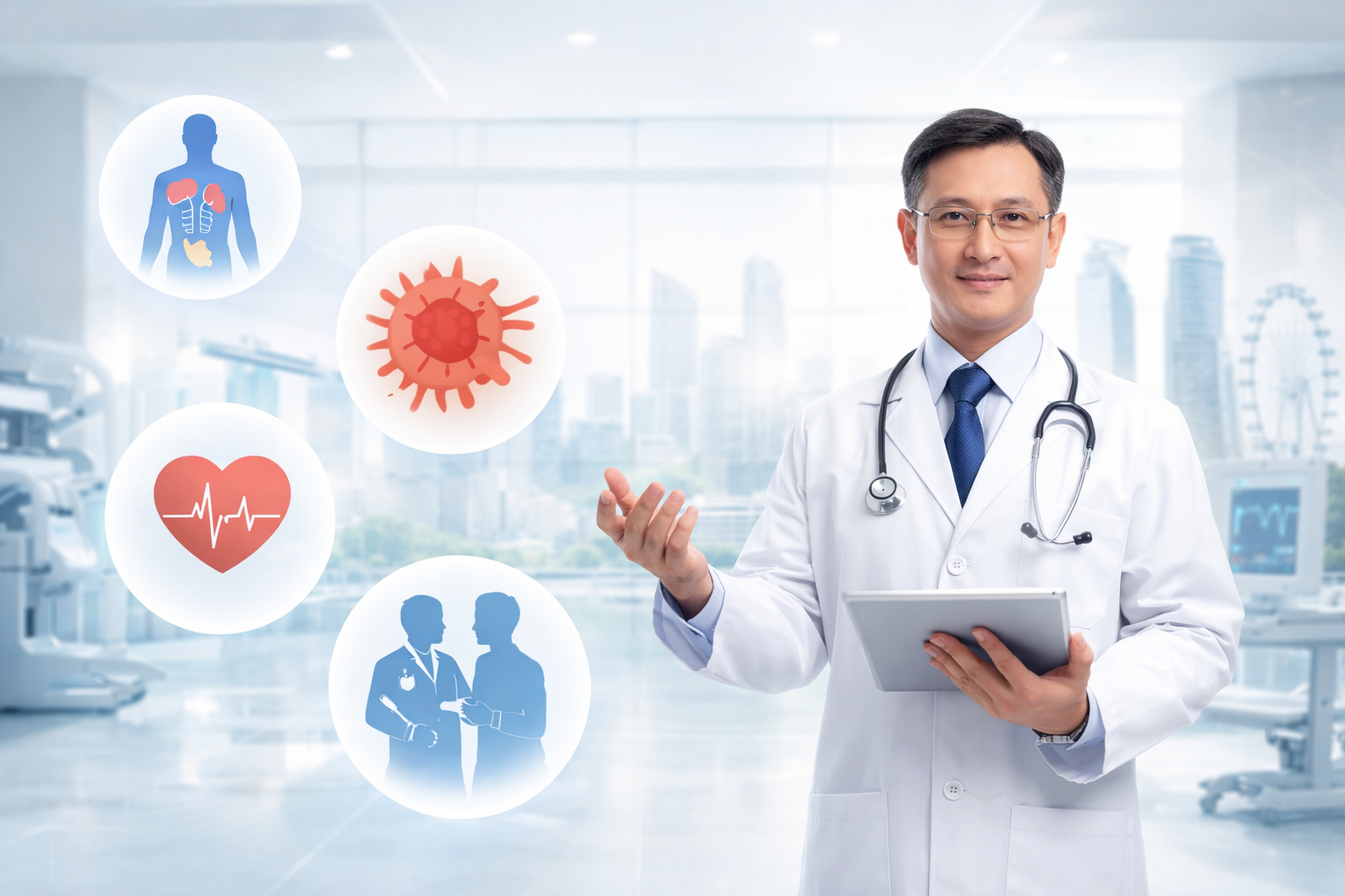 Bác sĩ chuyên khoa tại Singapore tư vấn điều trị bệnh phức tạp, ung thư giai đoạn nặng và hỗ trợ xin ý kiến thứ hai (second opinion) cho bệnh nhân Việt Nam