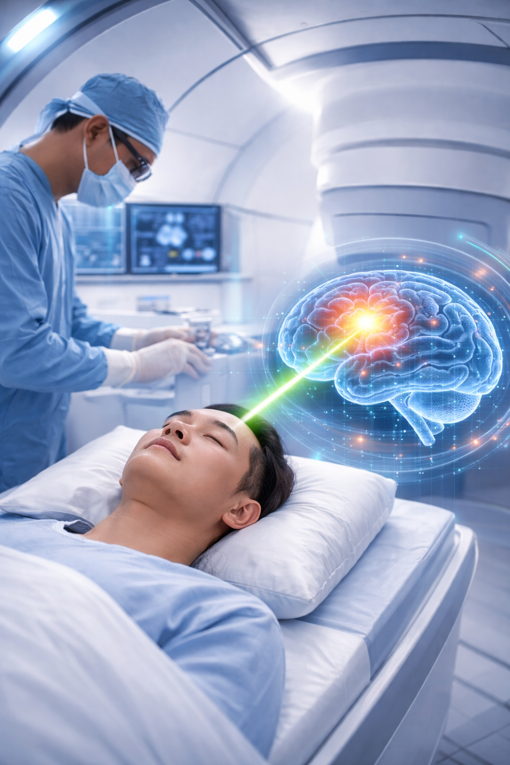 Điều trị u não bằng Proton Therapy tại Singapore với công nghệ xạ trị chính xác cao giúp tập trung tia proton vào khối u và bảo vệ mô não lành