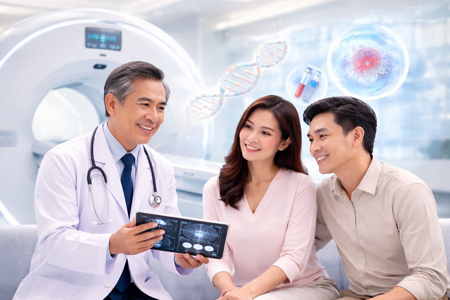 Công nghệ tầm soát ung thư thế hệ mới tại Singapore sử dụng xét nghiệm ctDNA, phân tích gene và PET/CT giúp phát hiện ung thư sớm