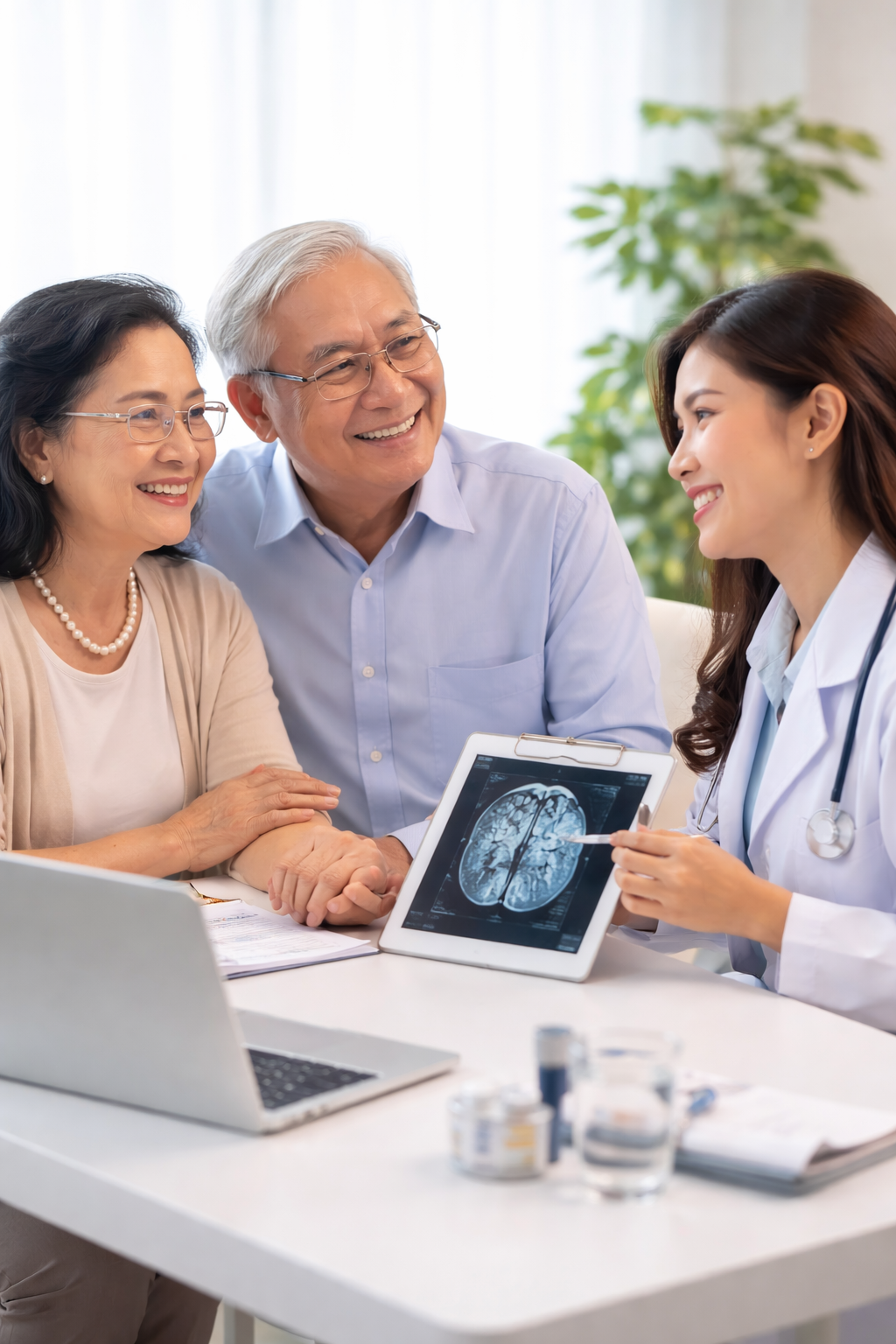 Bệnh nhân Việt Nam tư vấn điều trị u não với bác sĩ chuyên khoa thần kinh tại bệnh viện Singapore